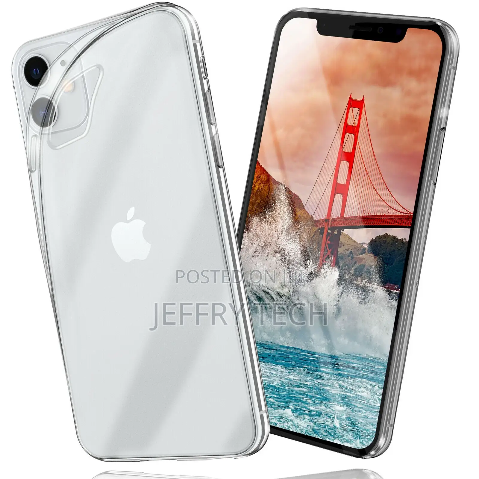 iPhone 11 / Pro / Max CASE SILICONE TRANSPARENT SLIM CASE CO