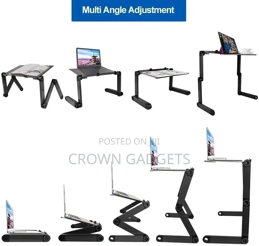 Adjustable Laptop Stand for Bed