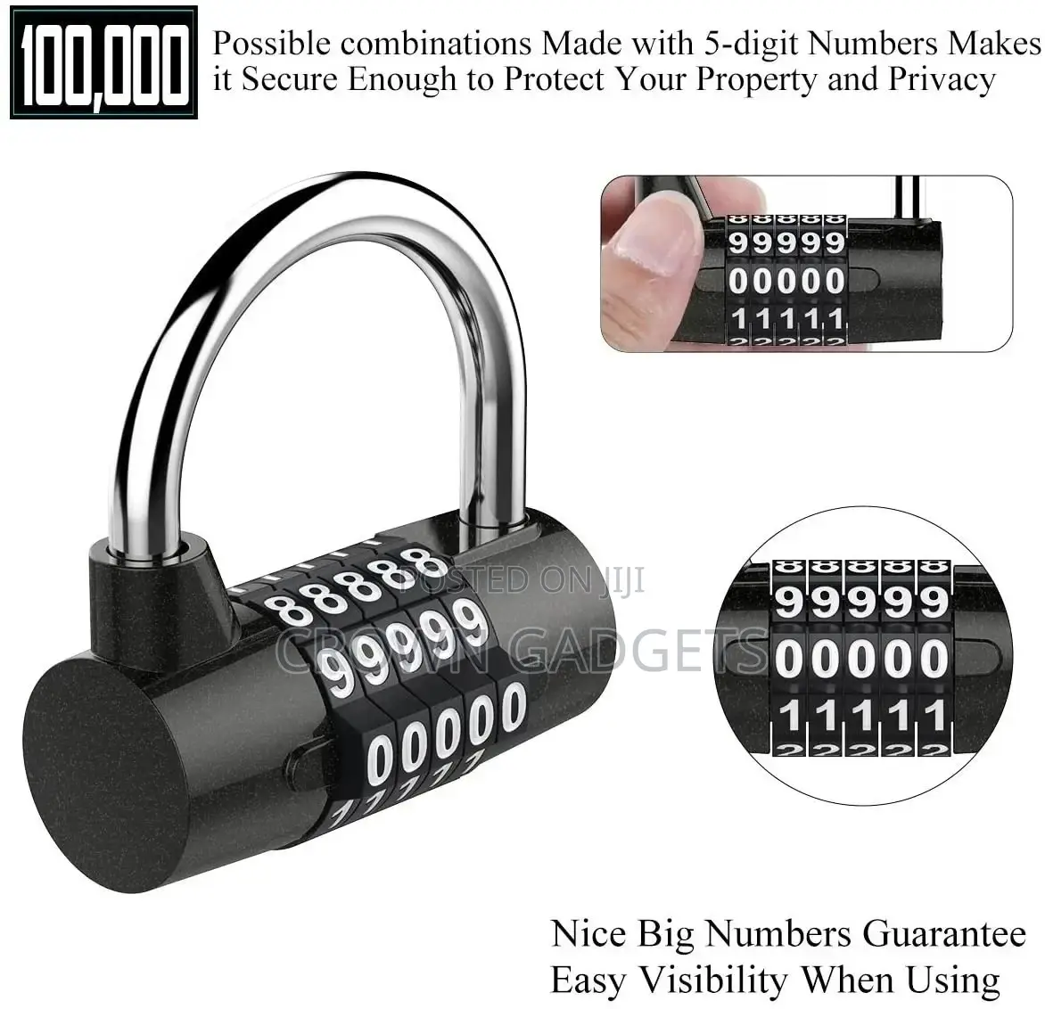 5-digit Padlock