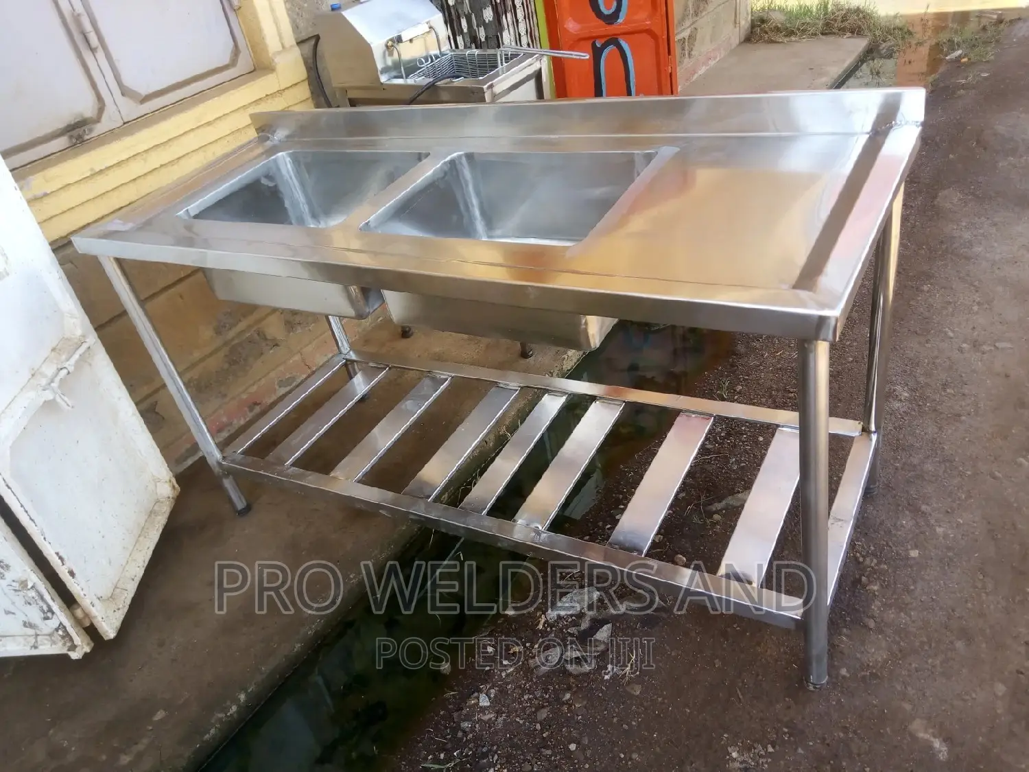 Stainles Steel Double Sink