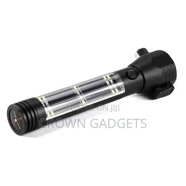 Rescue 9-In-1 Multi-Function Solar Powered Flashlight
