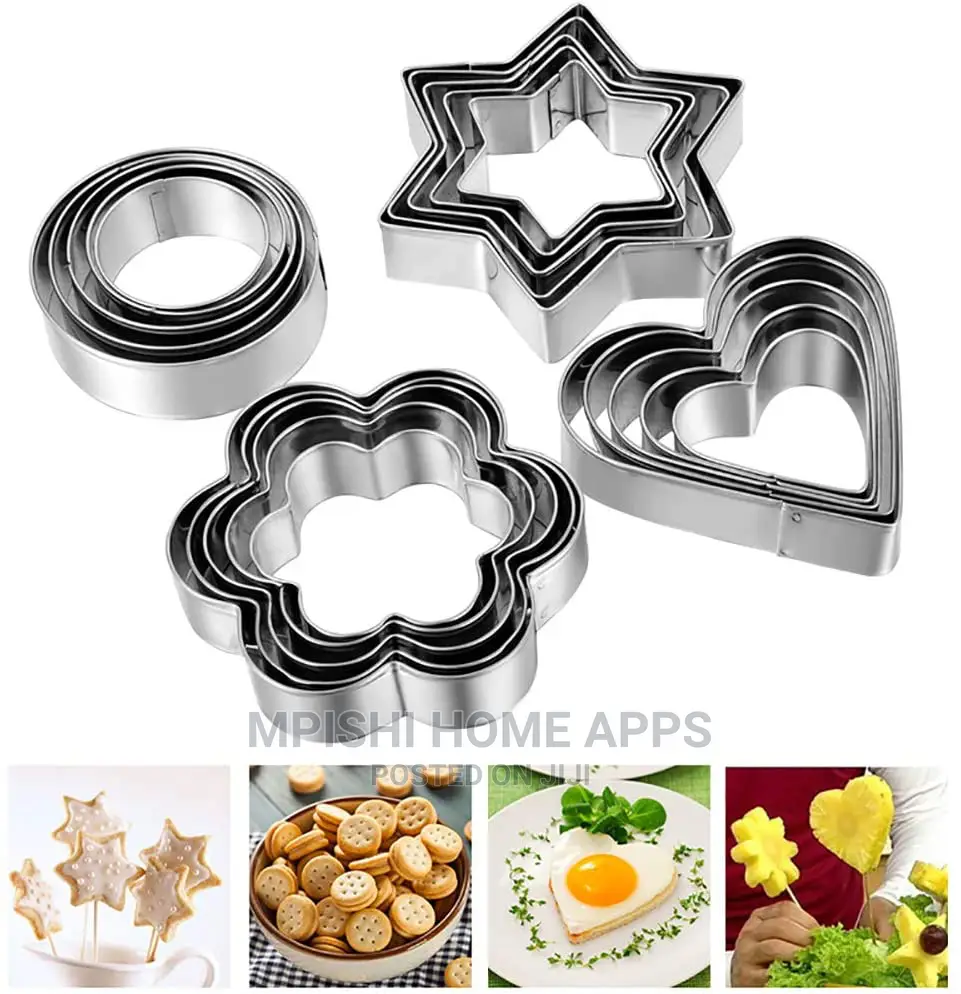 Cookie Cutter Stainless Steel (12pcs)