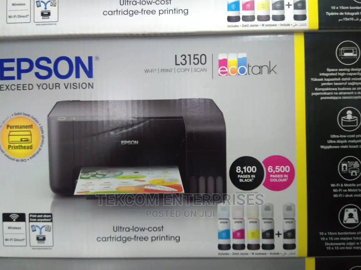 Epson L3150 Wifi 3 in 1 Printer