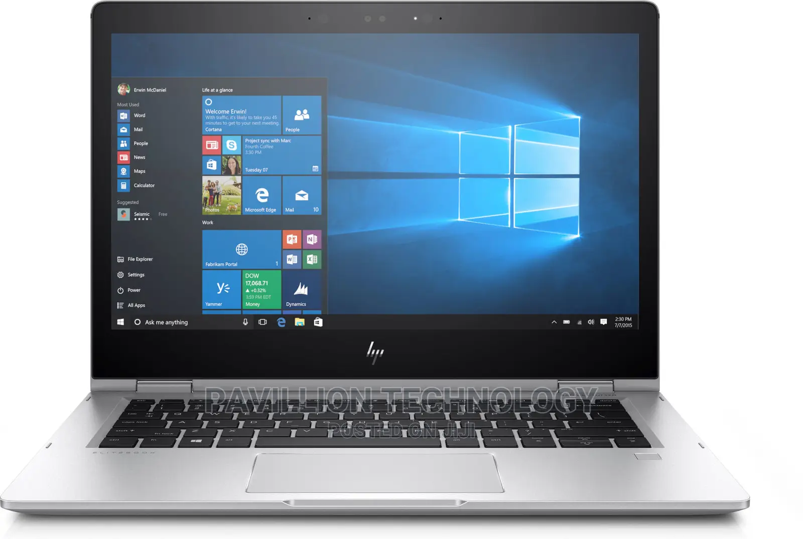 Laptop HP EliteBook X360 1030 G2 8GB Intel Core I5 SSD 256GB