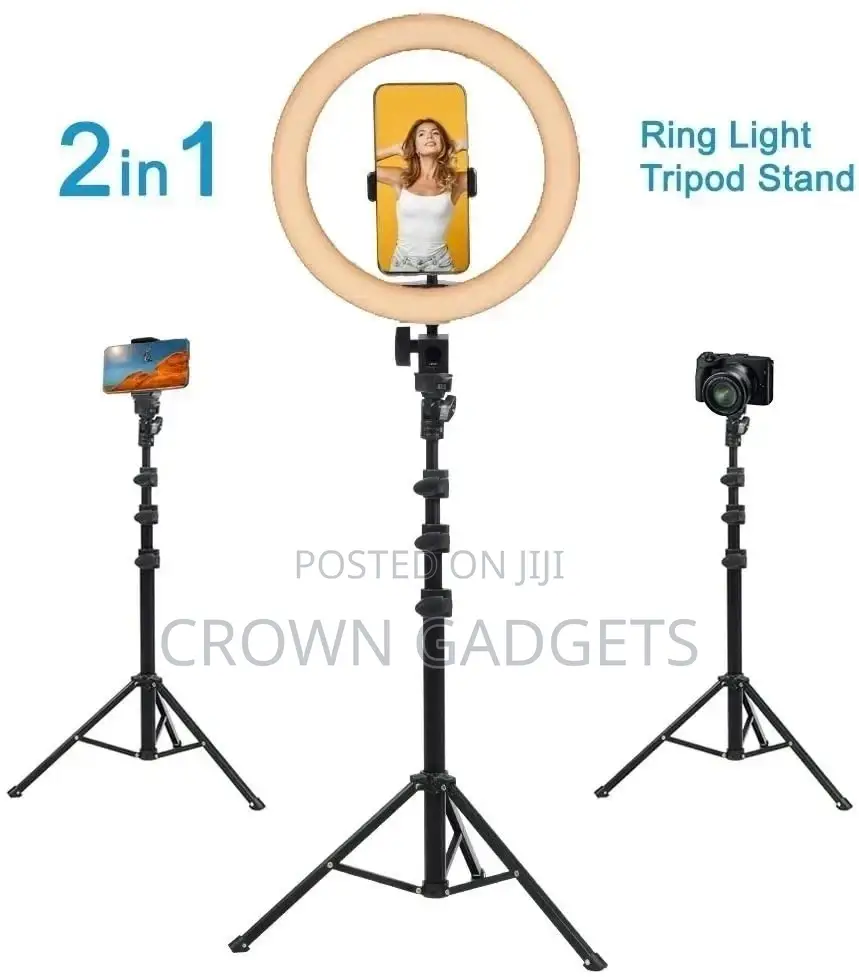 Live Streaming Desktop Dimmable 10 Inch LED Ring Light