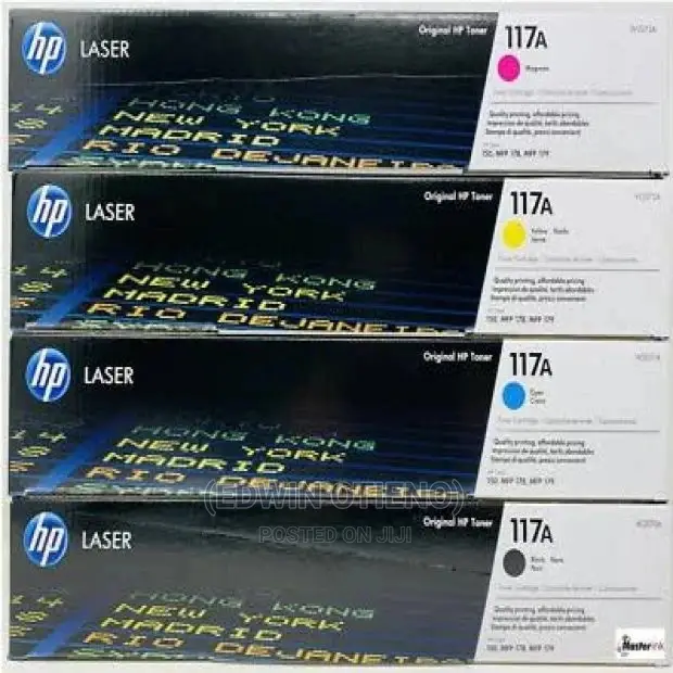 HP 117A 4 Colour Toner Cartridge Multipack,W2070/1/2/3a