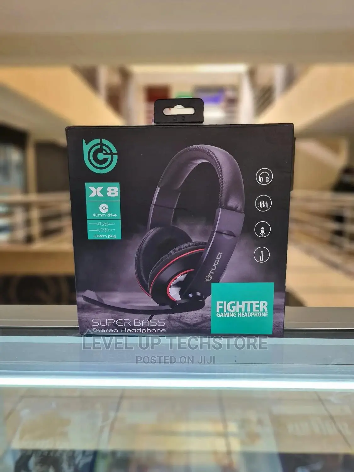 Tucci X8 Super Bass Stereo Fighter Gaming Headphone - New