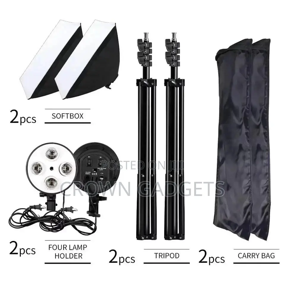 2 Pieces Umbrella Softbox Light