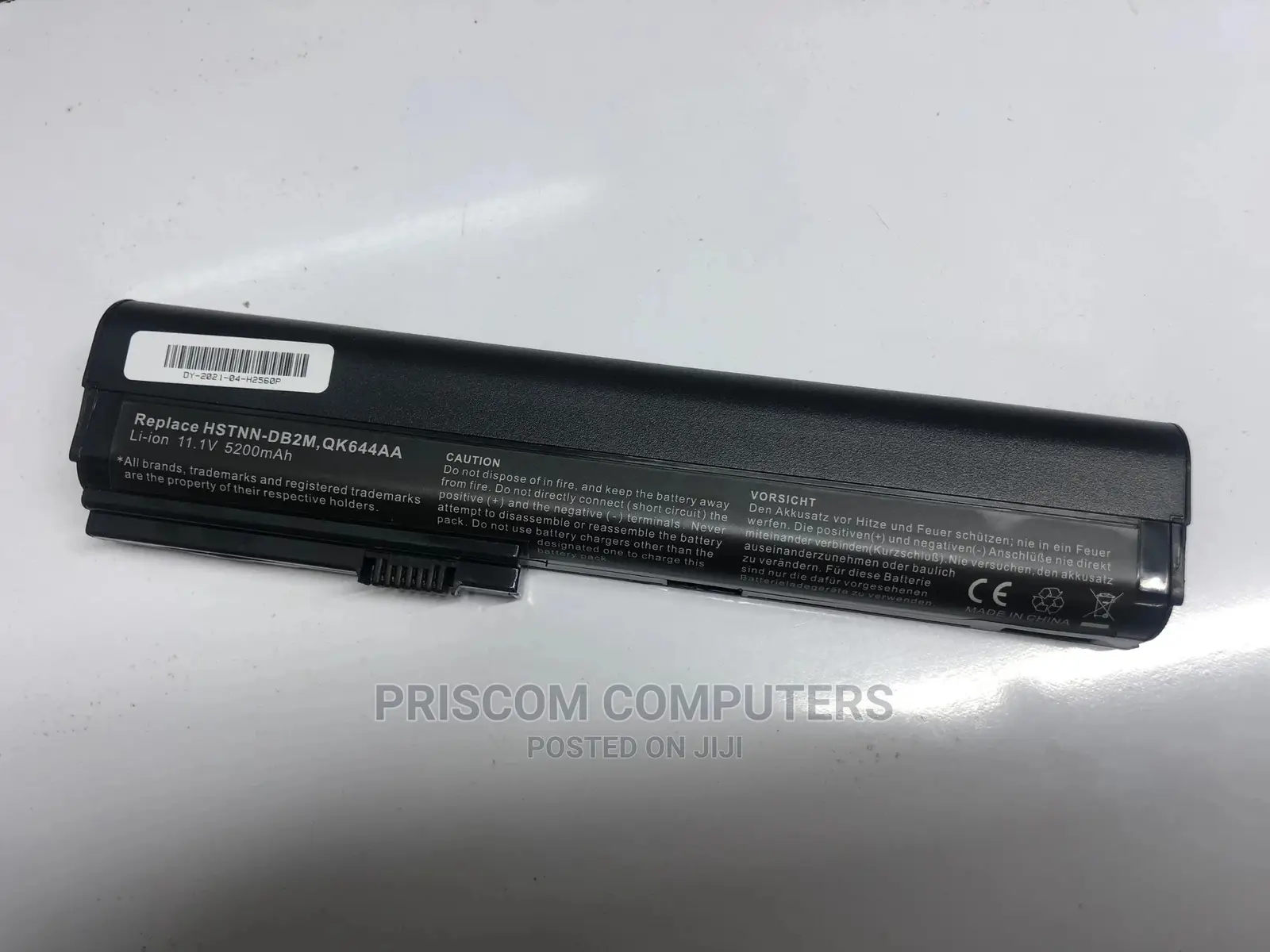 HP Elitebook 2560P - 2570P - Laptop Battery