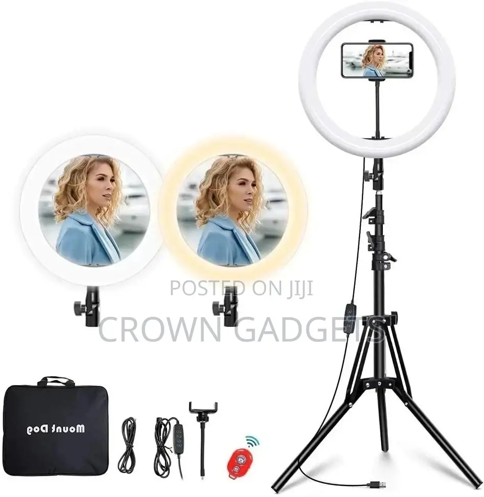 10 Inch Ring Light With 58 Inch Stand Flexible 1