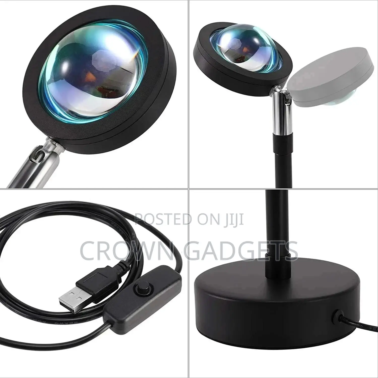 Rotatable Romantic Eternal Sunset Projection Lamp