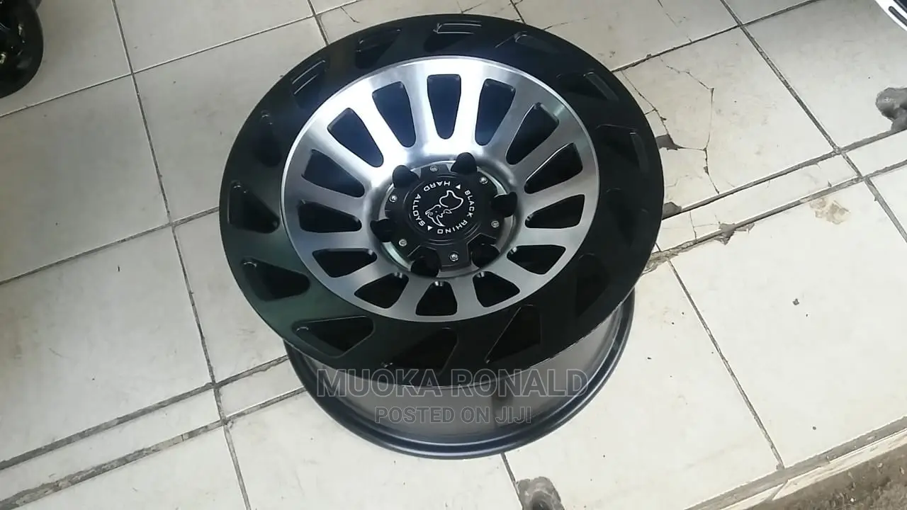 OFFSET RIMS FOR Hilux Surf and Prado. 17inch Black in Color