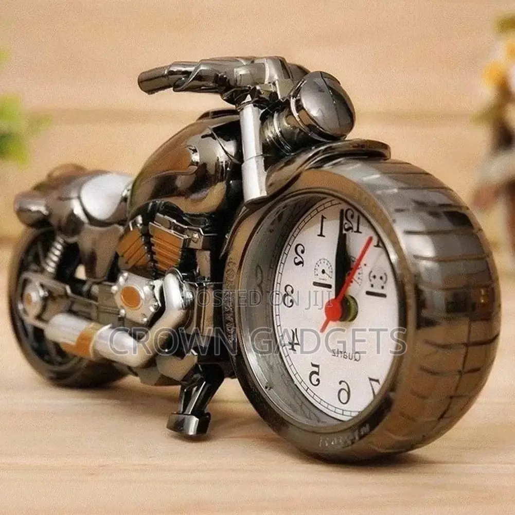 Motorcycle Alarm Clock of Luxury Retro Style
