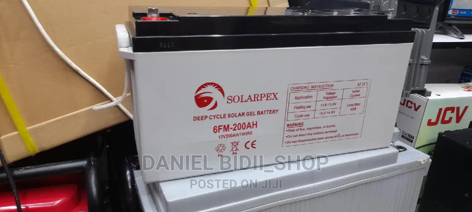 Deep Cycle Solar Gel Battery 200ah Solarpex