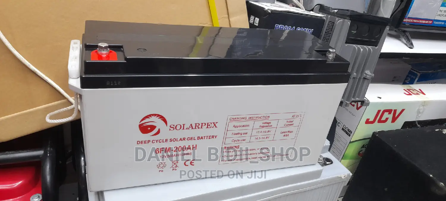 Deep Cycle Solar Gel Battery 200ah Solarpex