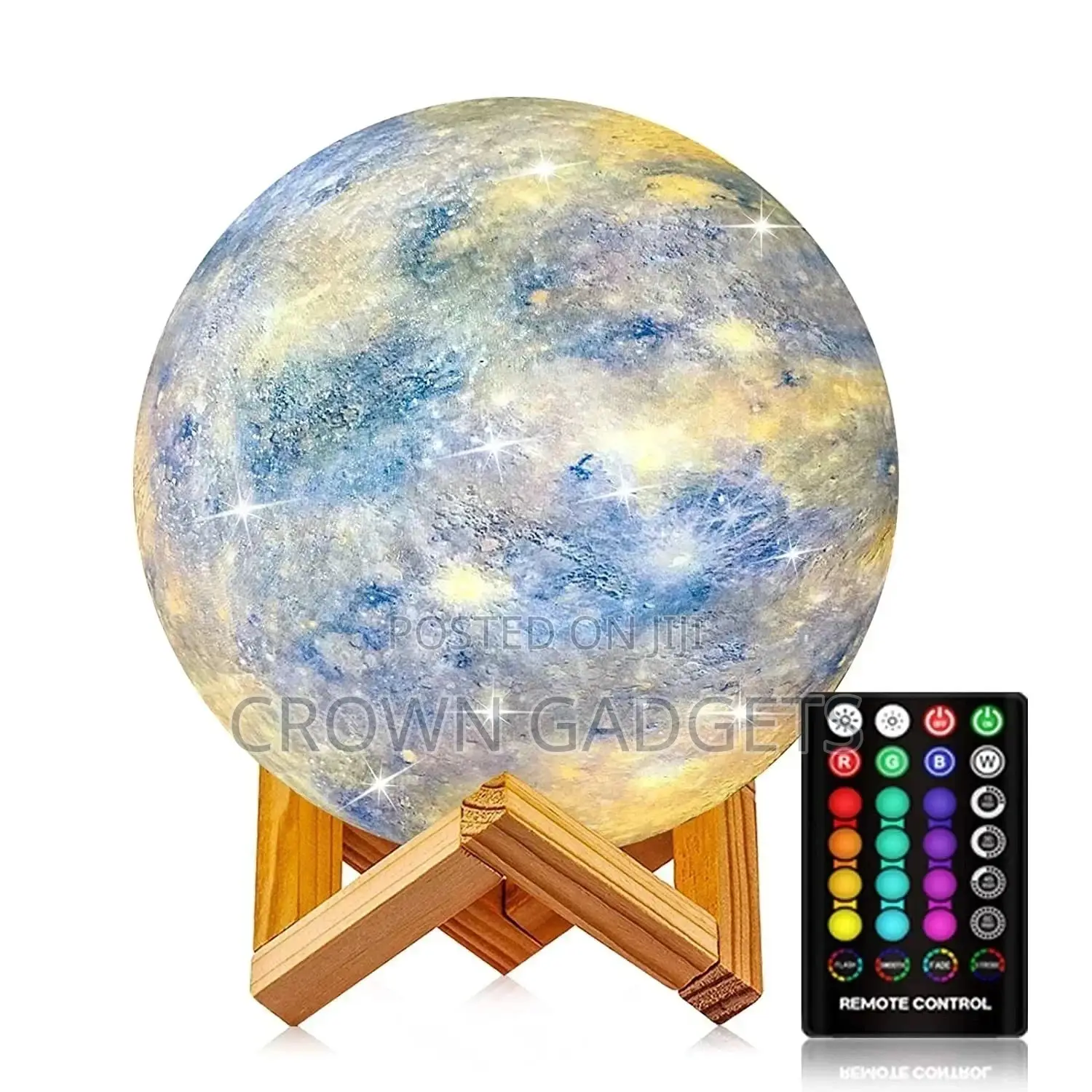 Large Lunar Lamp for Kids Gift With 16 Colours