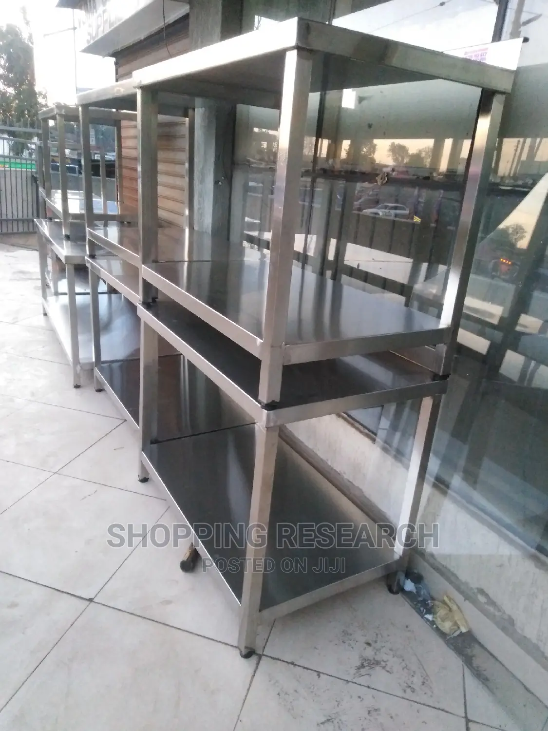 Stainless Steel Kitchen Table/Work Surface With Undershelf