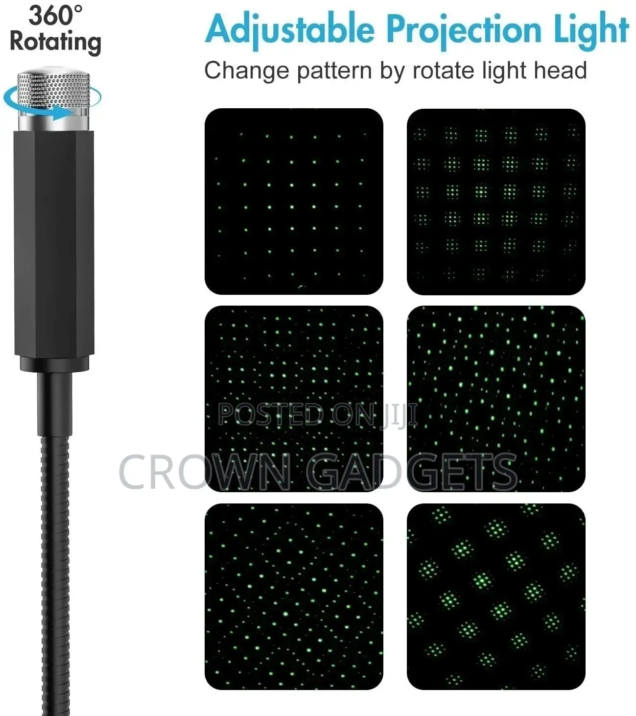 USB Plug And Play Car Starlight Atmosphere Lamp