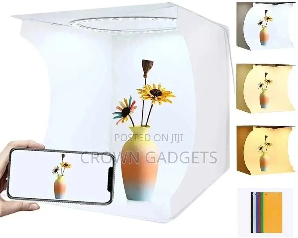 LED Folding Lightbox Photo Studio for Decent Photography