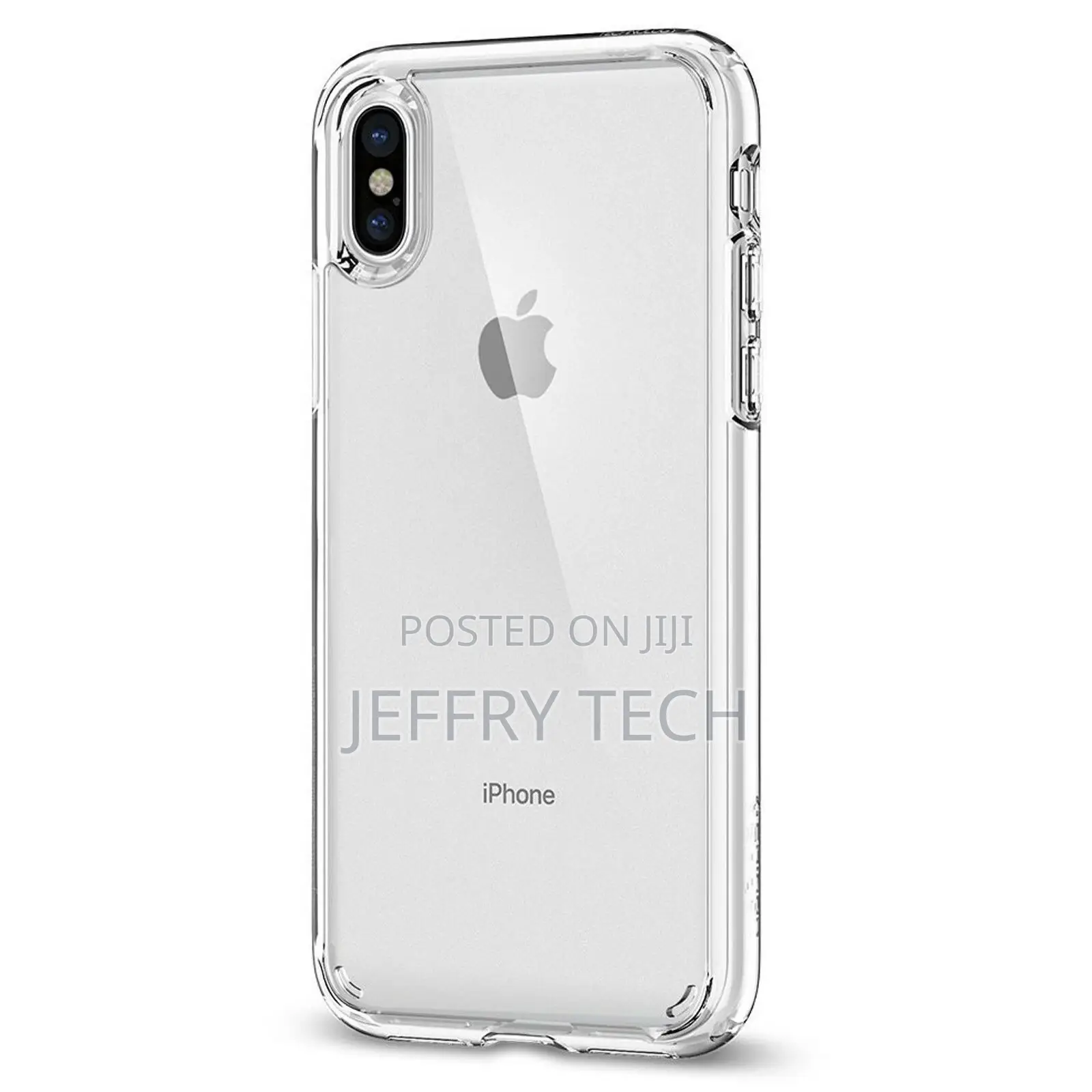 For Apple iPhone X Xs Clear Case Cover and Soft Front S