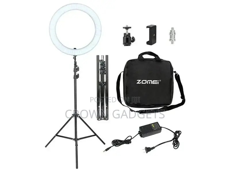 14-Inch Outdoor Dimmable LED Ring Light Kit