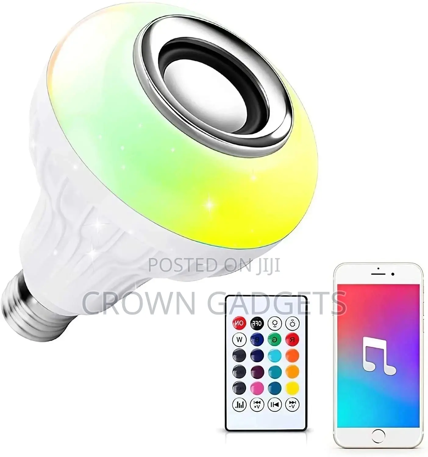 Round 6W Bluetooth Music Bulb for Home With Usb Slot