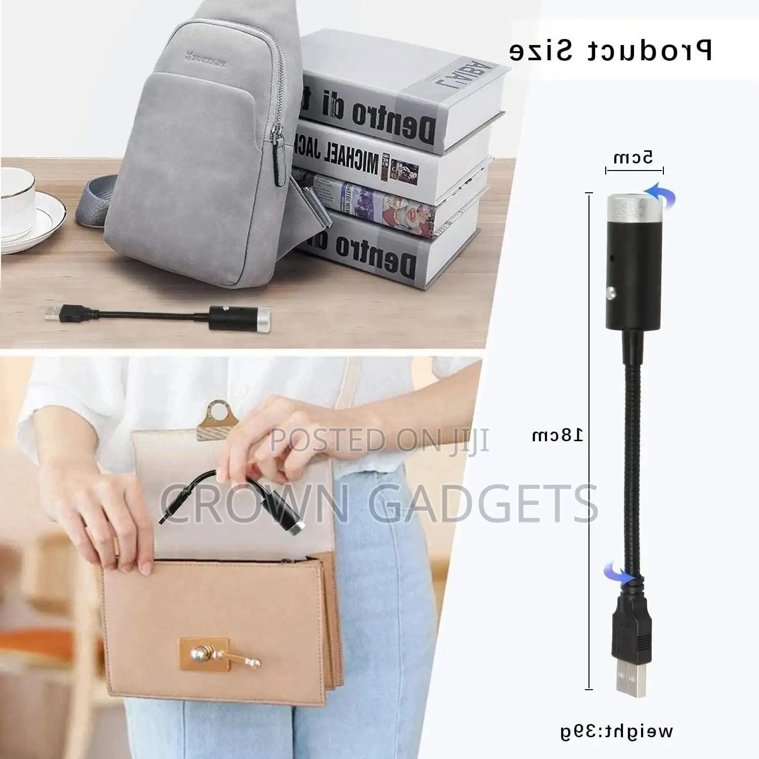 USB Car / Home Adjustable Projector Light and Easy Carried
