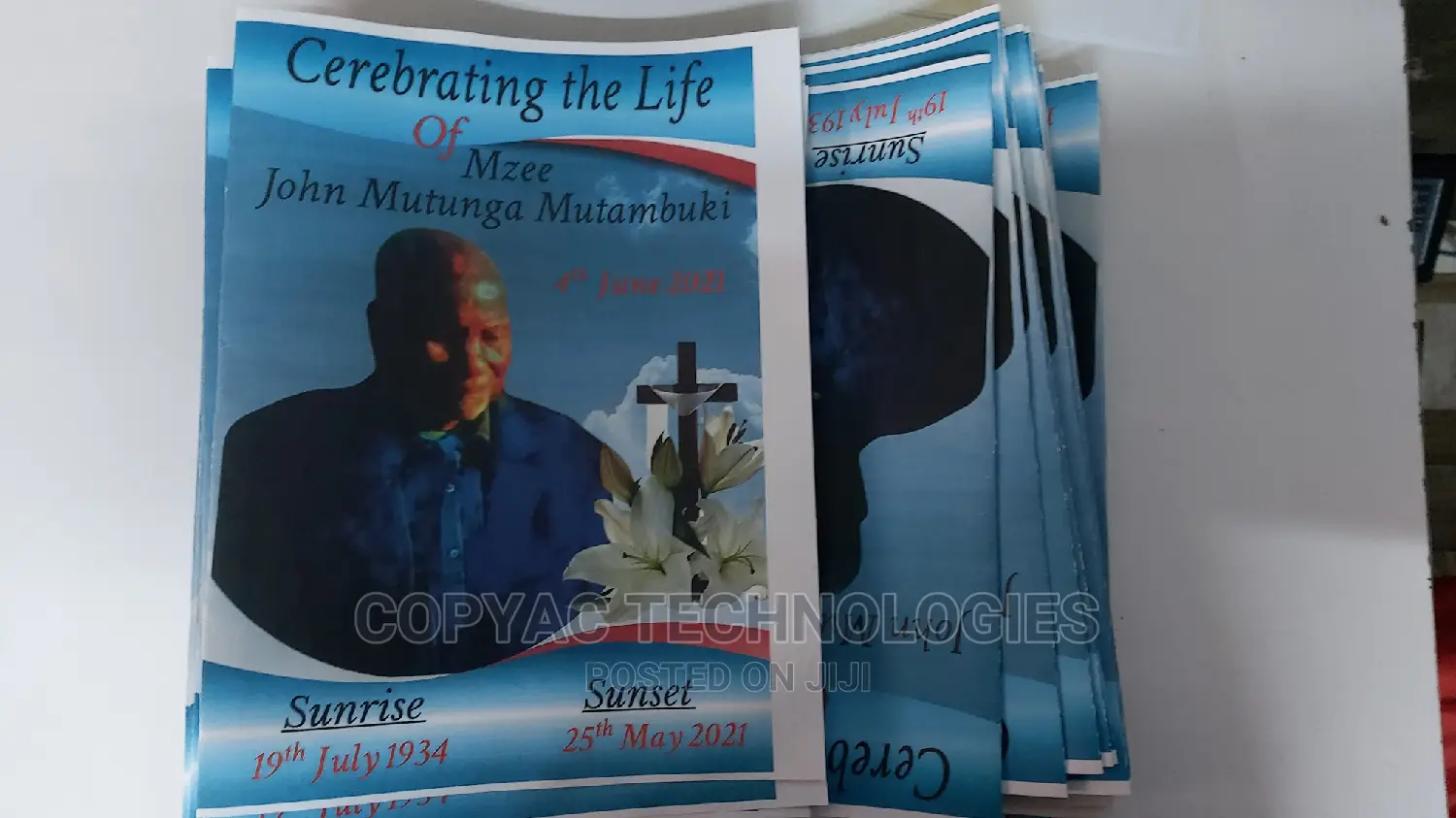 Eulogy Printing