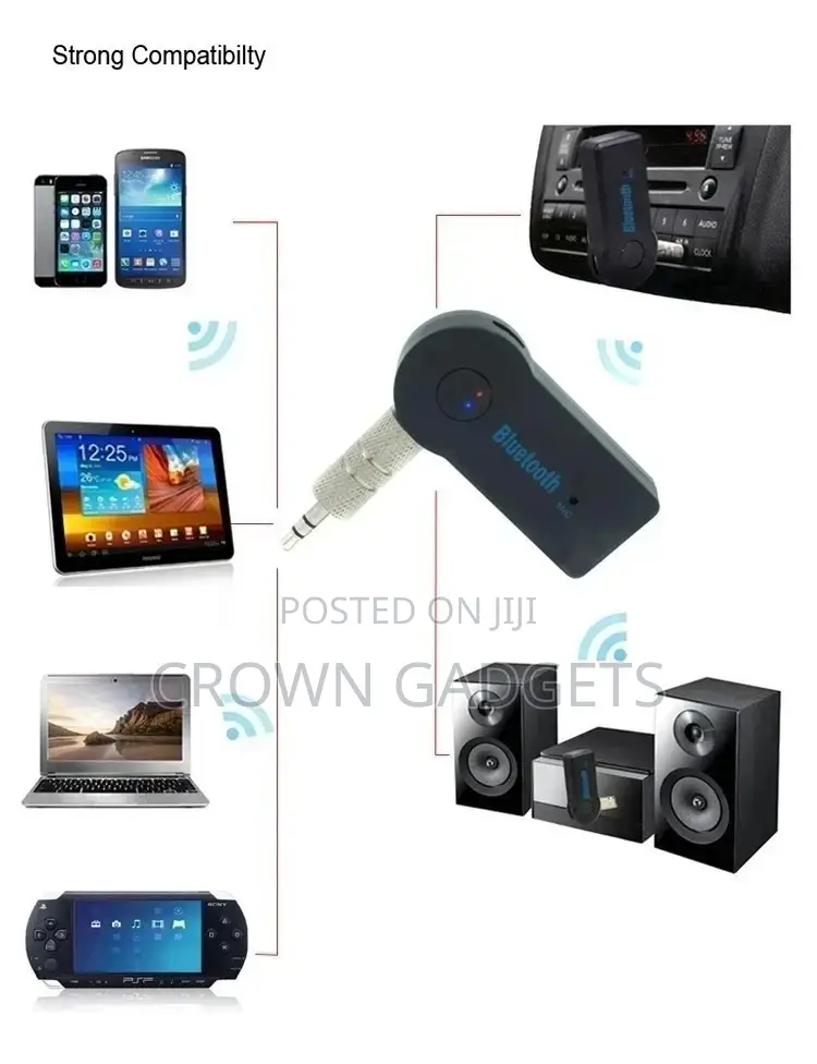 Bluetooth Receiver, Adapter Wireless Aux Receiver
