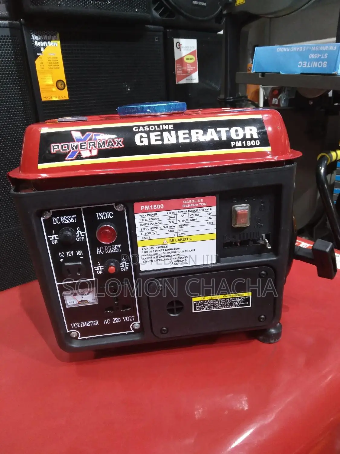 Powermax 750w Gasoline Generator