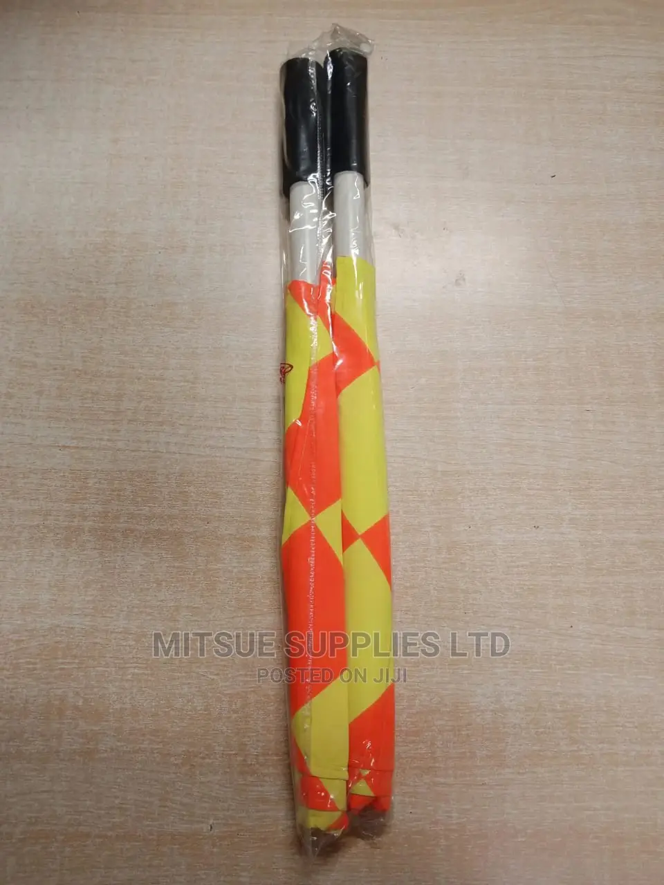 A Pair Of Referee Linesman Flag Diamond Design