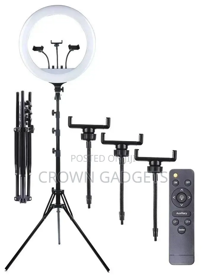 18 Inch LED Ring Light With Remote Studio Ring Light (18")