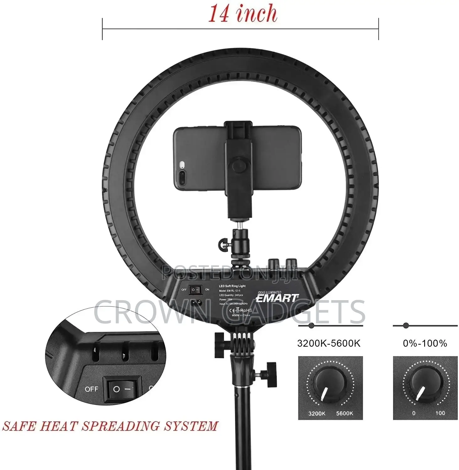 14 Inch LED Ring Light (RL-14)