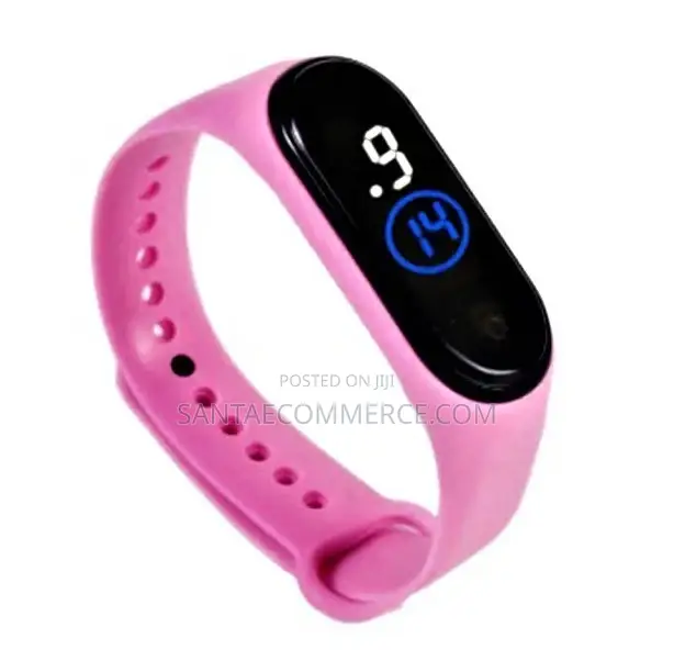 Pink Touch Sensor Wrist Watch