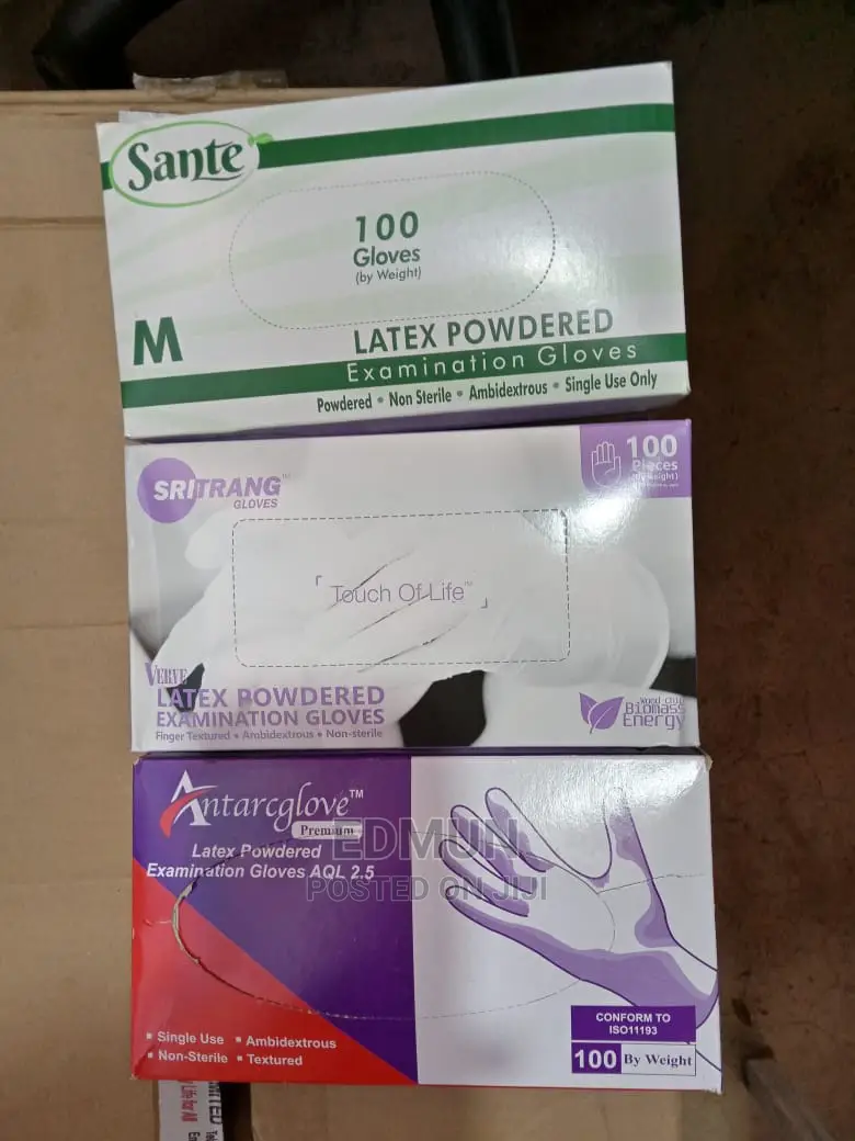 Latex Powdered Examination Gloves Wholesale Price in Kenya