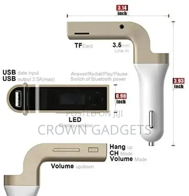 FM Transmitter AUX Modulator Car Kit MP3 Player