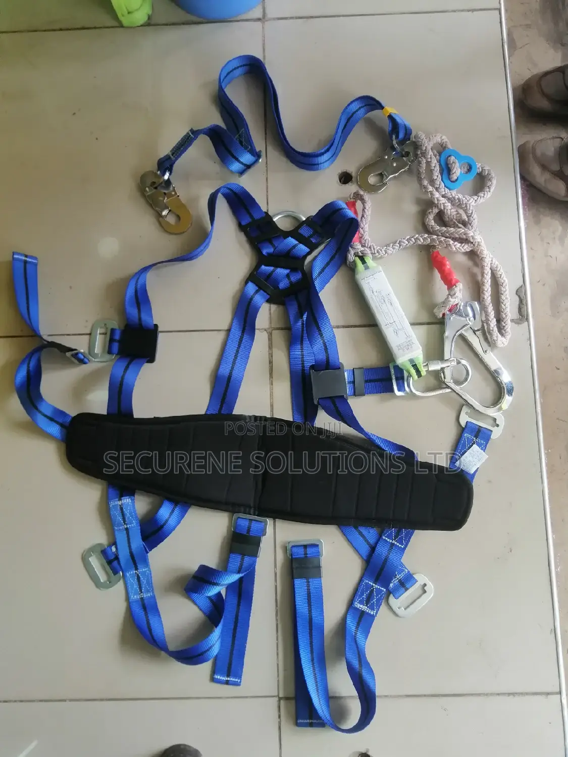 Full Body Safety Harness Tool Fall Protection With 5d-rings