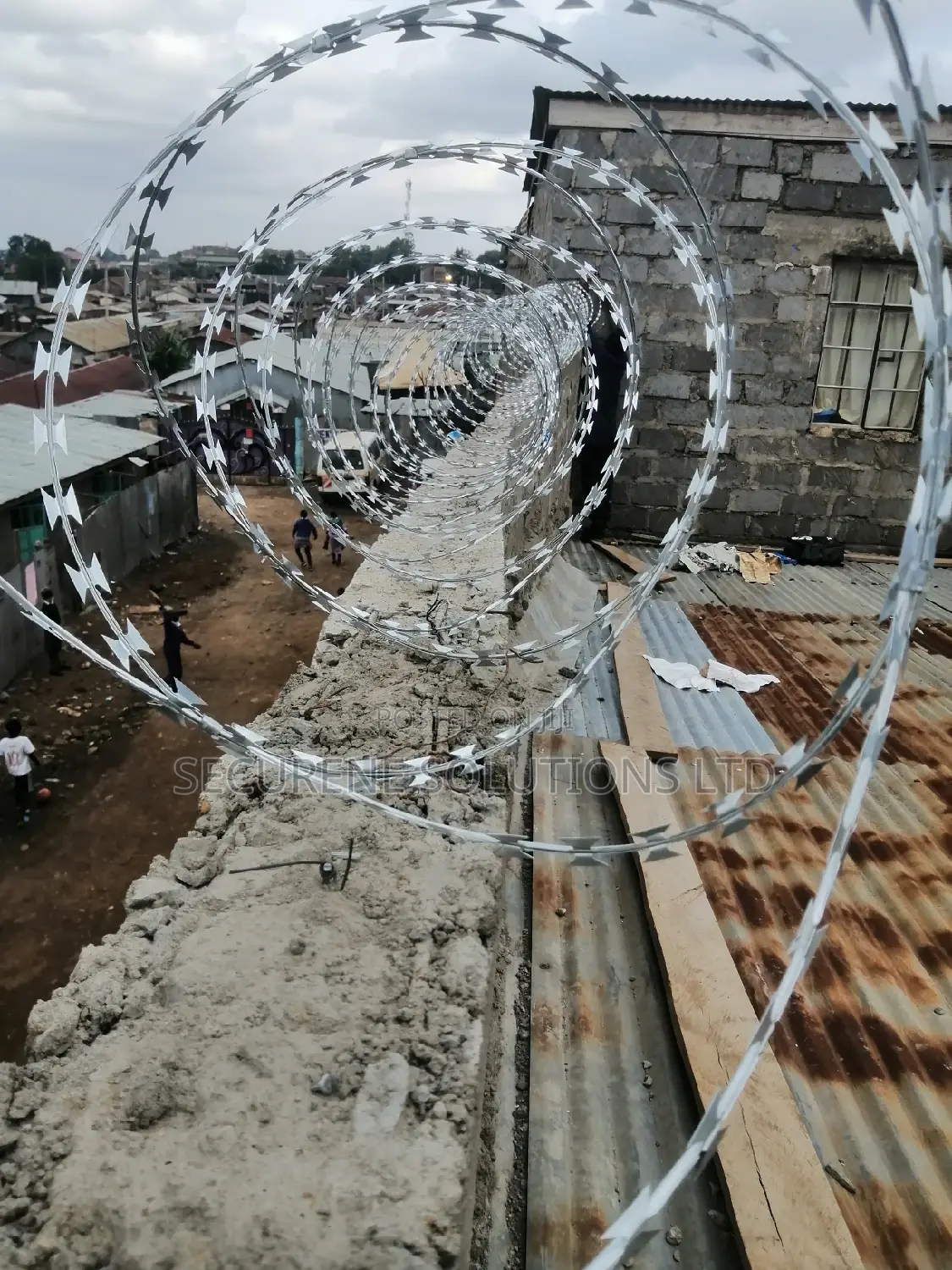 Silver Razor Wire 450mm