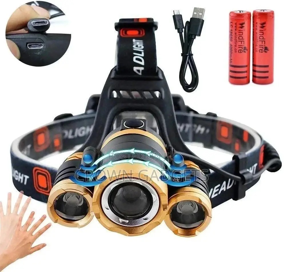XML T6 LED Headlamp Head Light Torch Lamp
