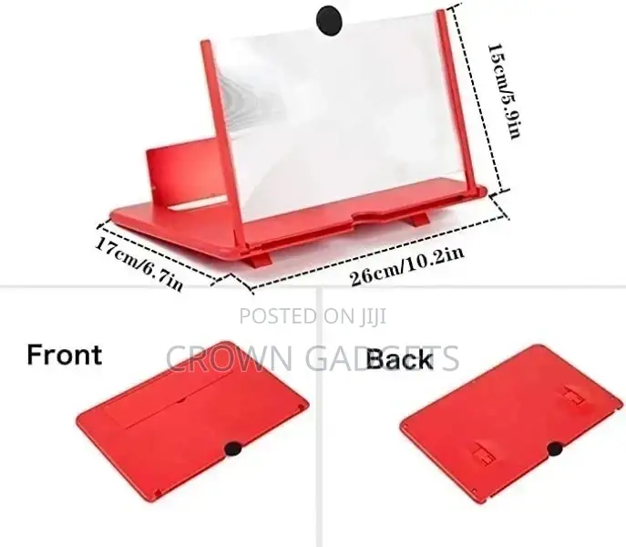 3D Screen Magnifier 12 Inch HD Mobile Smartphone