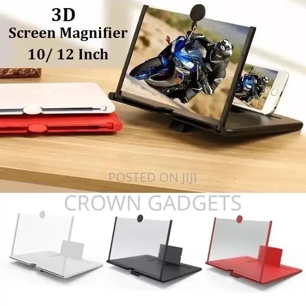 3D Screen Magnifier 12 Inch HD Mobile Smartphone