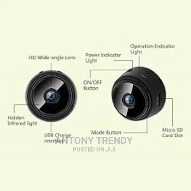 Wide Clear Vision Mini Wifi Camera A9 1080P