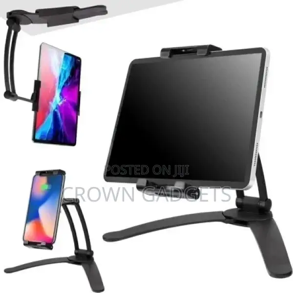 Adjustable Kitchen Tablet Mount Stand 2-In-1