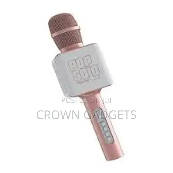 Wireless Bluetooth Karaoke Microphone With Built-in Speaker