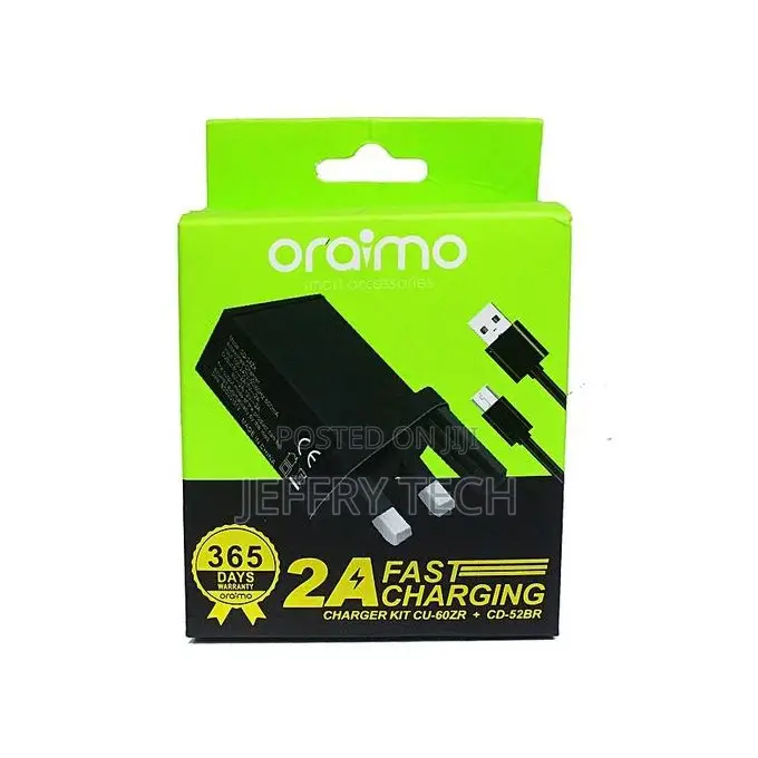Oraimo Original Oraimo Fast Charger -black