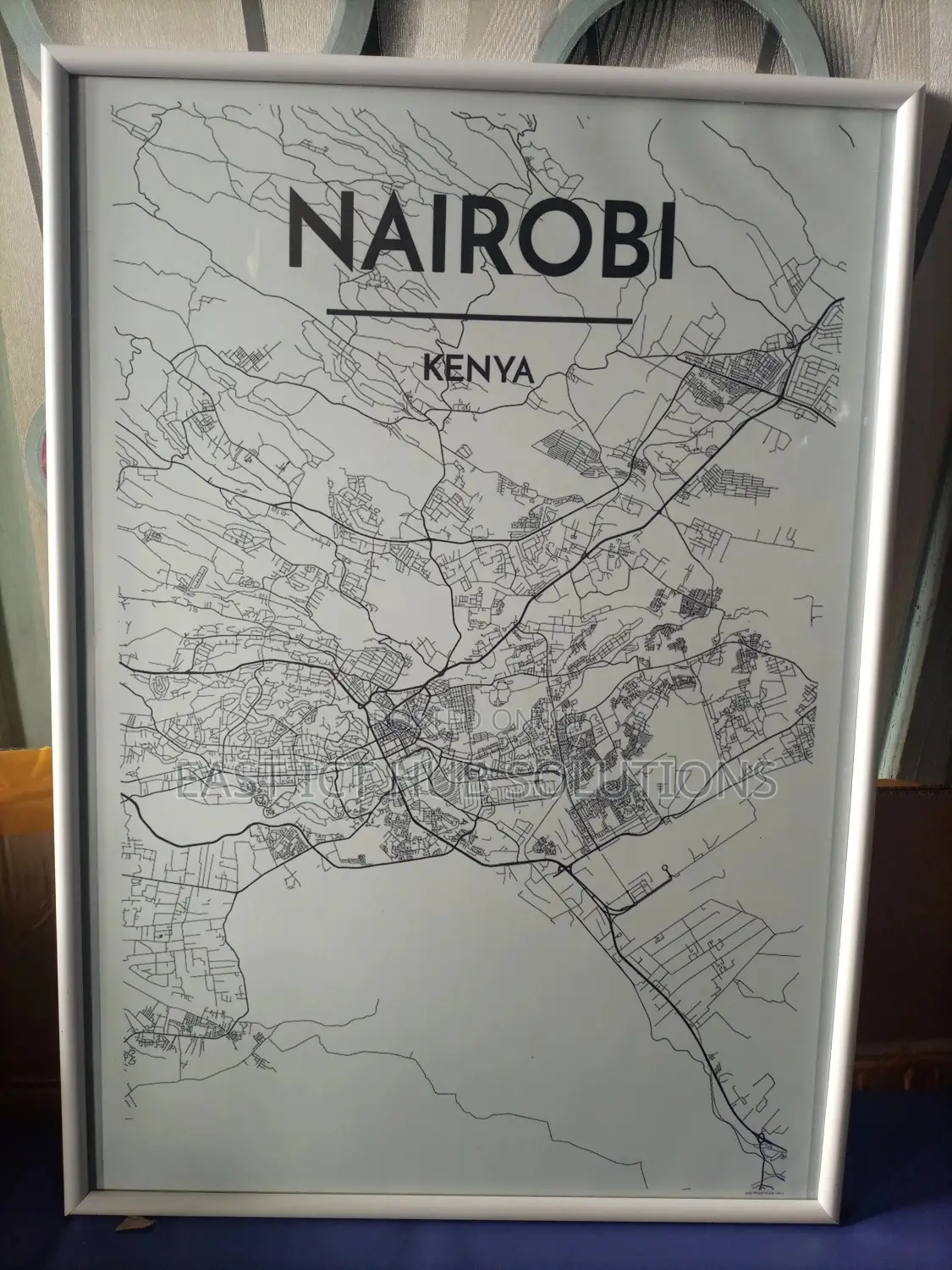 Frame the City, Nairobi Framed Map