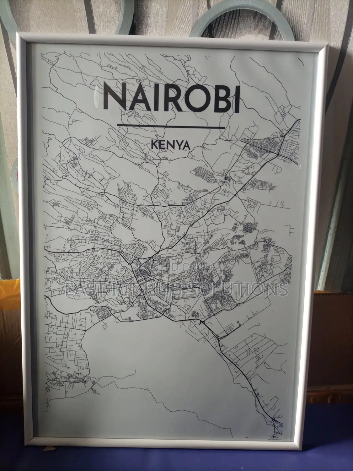 Frame the City, Nairobi Framed Map