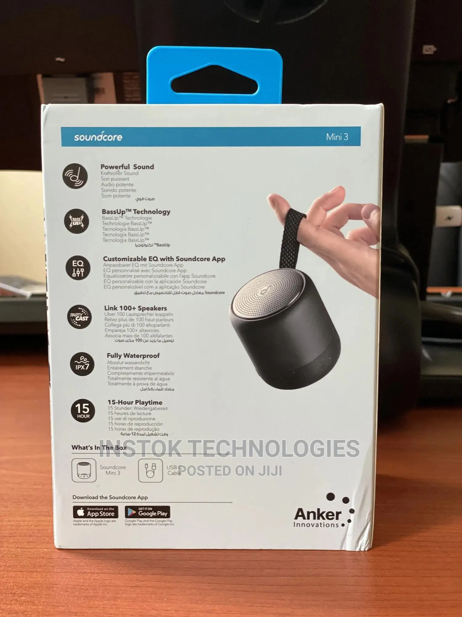 Anker - Soundcore Mini 3 PRO Portable Bluetooth Speaker - Bl