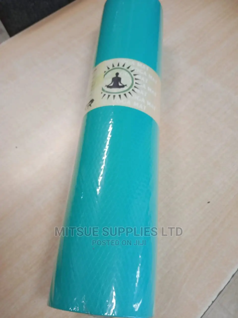Yoga Mat 8MM Thick With Bag- Turquois Green