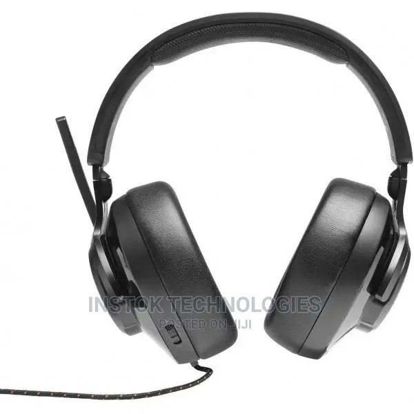 Jbl Quantum 200 - Wired Over-Ear Gaming Headphones - Black